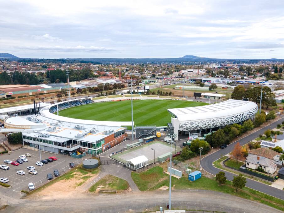 The current Eureka stadium site with the showgrounds in the background. Picture by Adam Spencer.