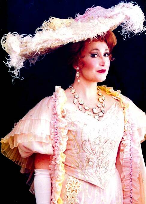 A life onstage: Christine Douglas as The Merry Widow in Lehar's much loved opera.