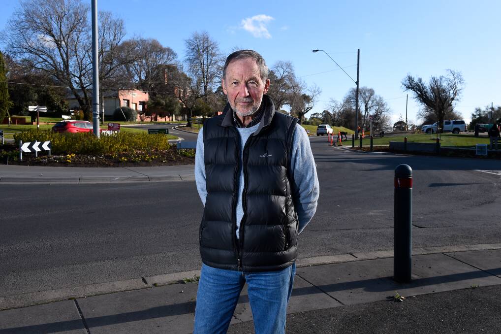 Buninyong and District Community Association traffic advisory group chair Robert Elshaug says the bypass solution must be revisited. Photo: Adam Trafford