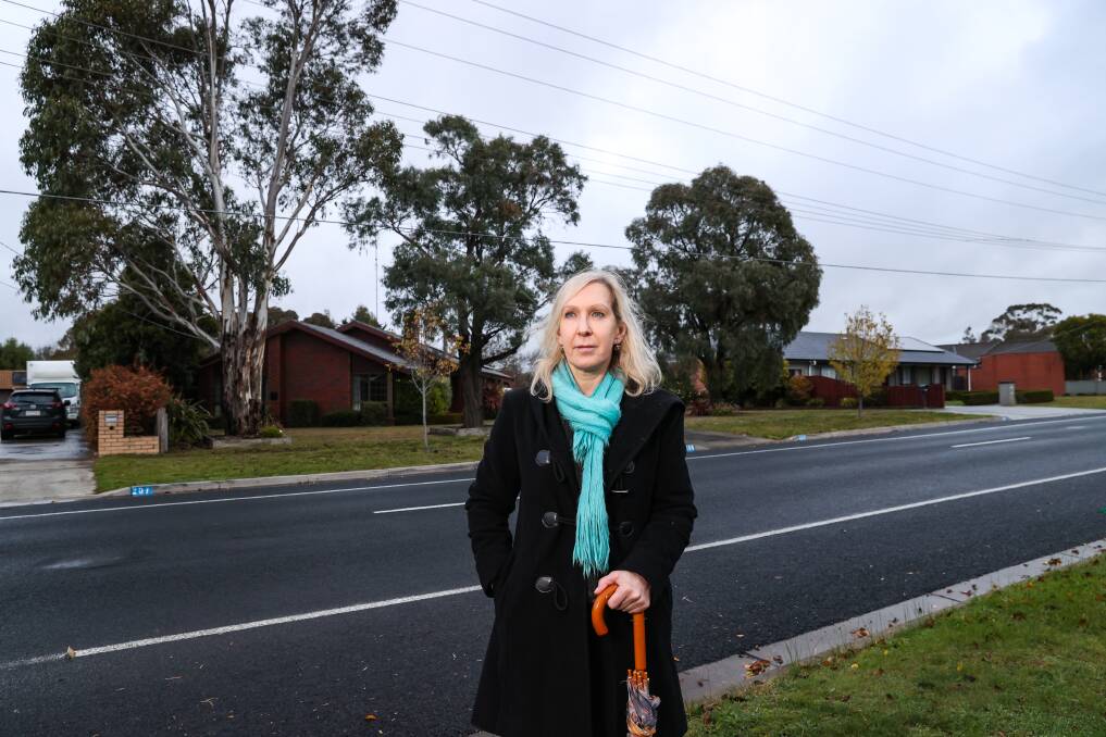 Delacombe resident Vicky Cameron disappointed a controversial infill proposal in her street received council approval. Photo: Luke Hemer