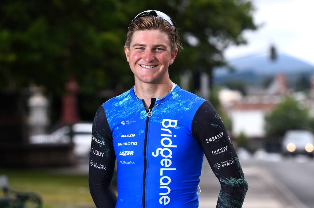 Ballarat cyclist champion and FECRI ambassador Nick White. Photo: Adam Trafford