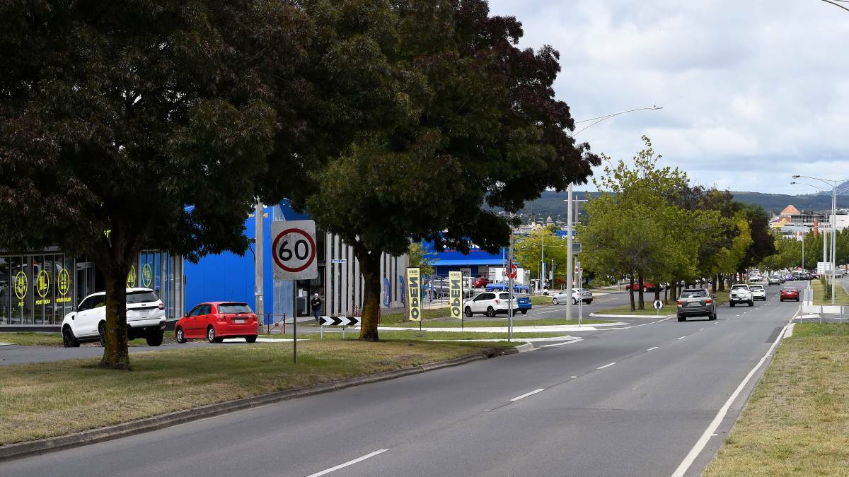 The 300-space public car park on Creswick Road could be lost to a bold Officeworks expansion. Picture: Adam Trafford