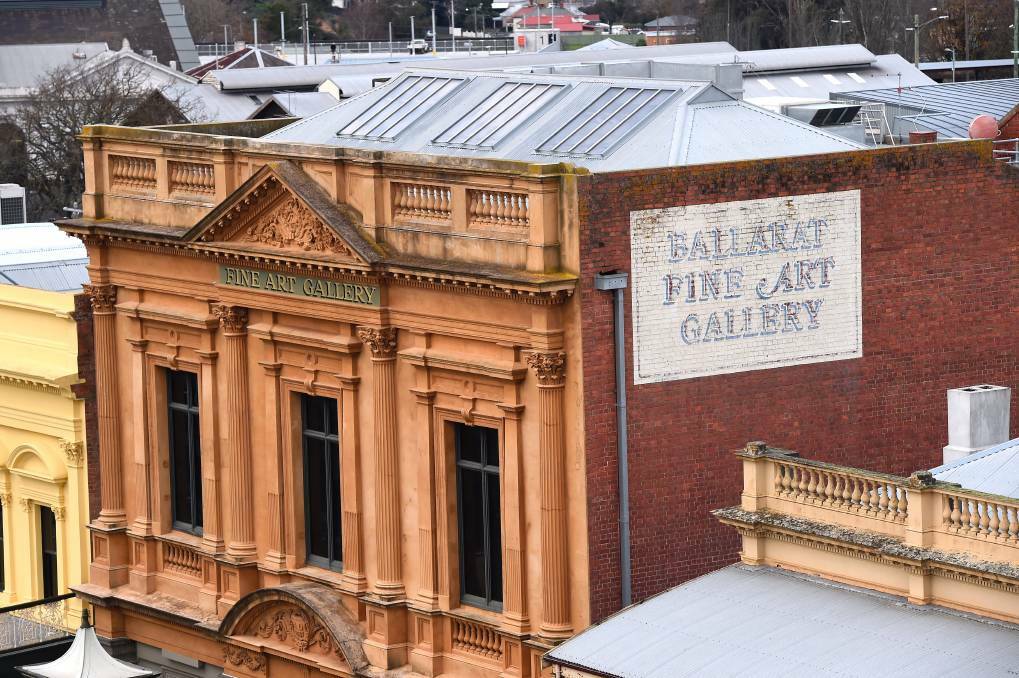 Second-storey facade to the Art Gallery of Ballarat. File picture. 