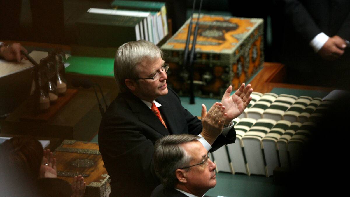 Former prime minister Kevin Rudd. Photo: Glen McCurtayne