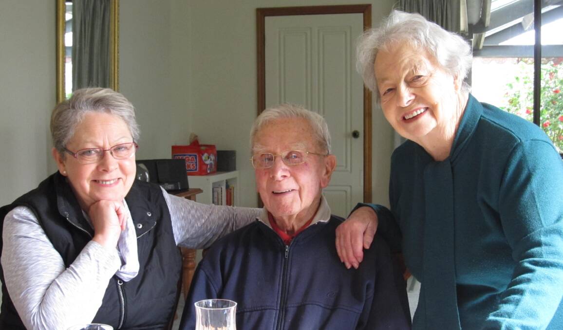 Happier times: (L-R) Jenny Young with her parents Alan and Joyce Cargill. Photo: supplied