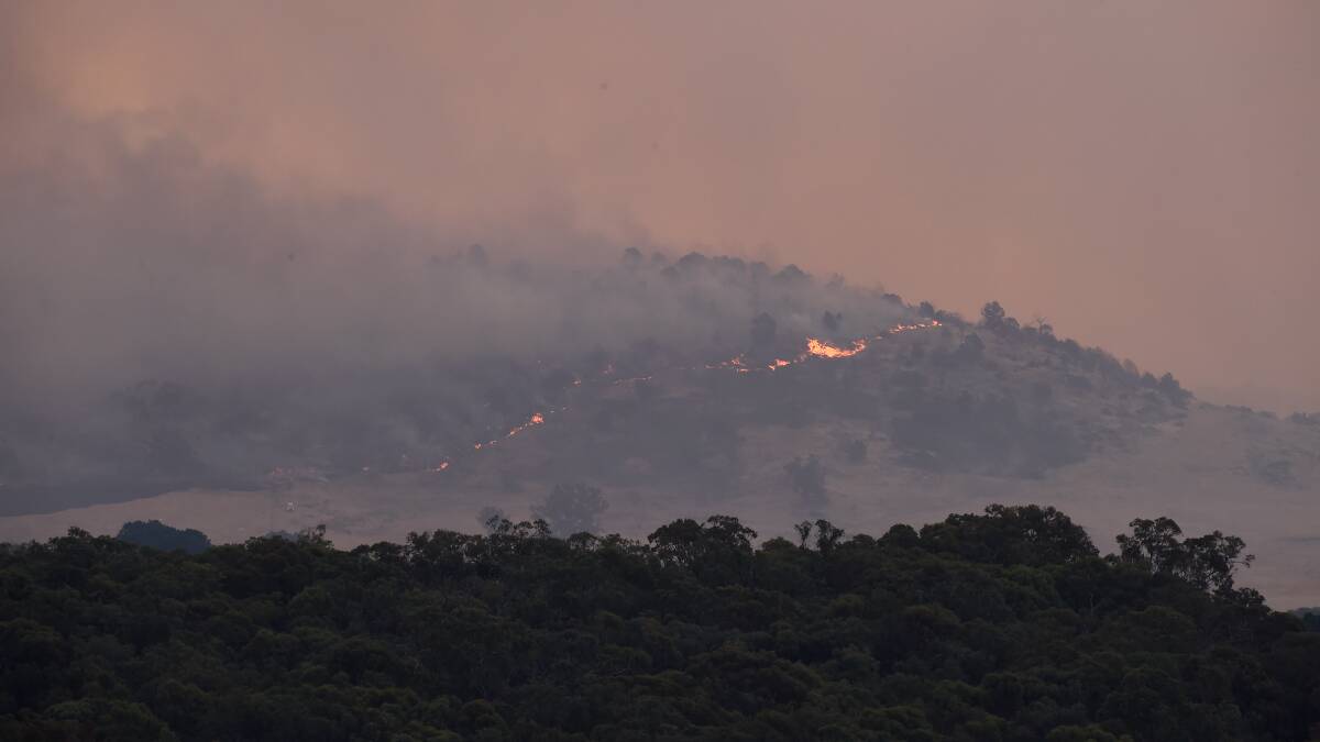 Lexton bushfire 2019. Photo: Adam Trafford