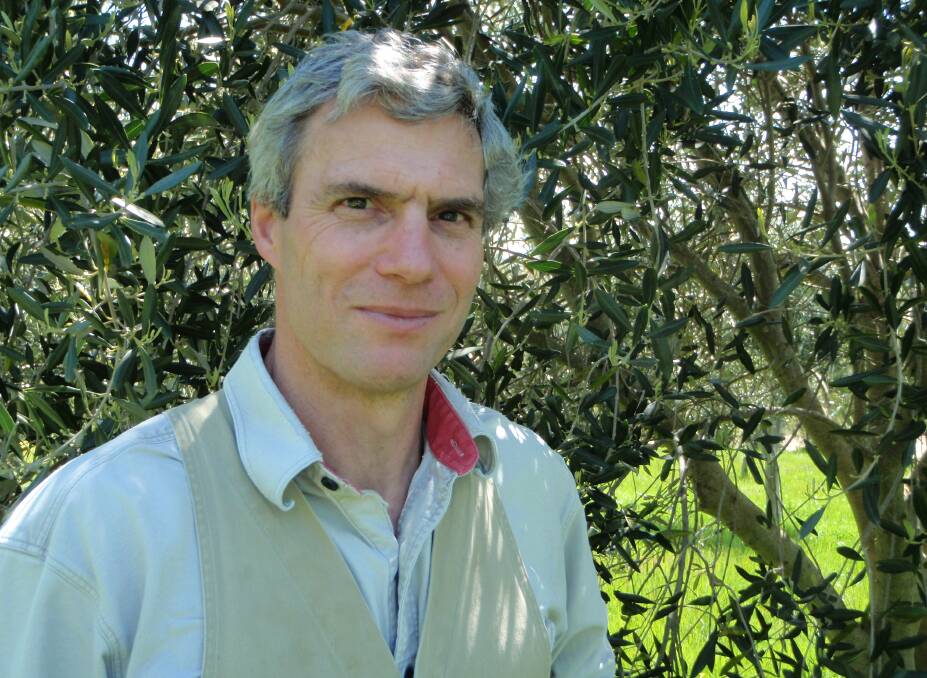 Concerned: organic farmer Campbell Mercer, who owns and operates Manna Hill Estate in Mount Egerton. Photo: supplied