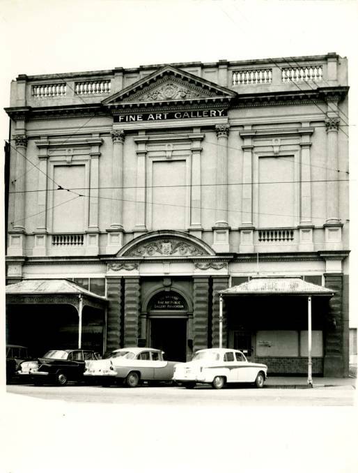 The facade seen with its original verandas. Picture: Art Gallery of Ballarat. 