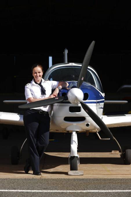 Ballarat Aero Club head of operations Melanie Dow. Photo: Luke Hemer