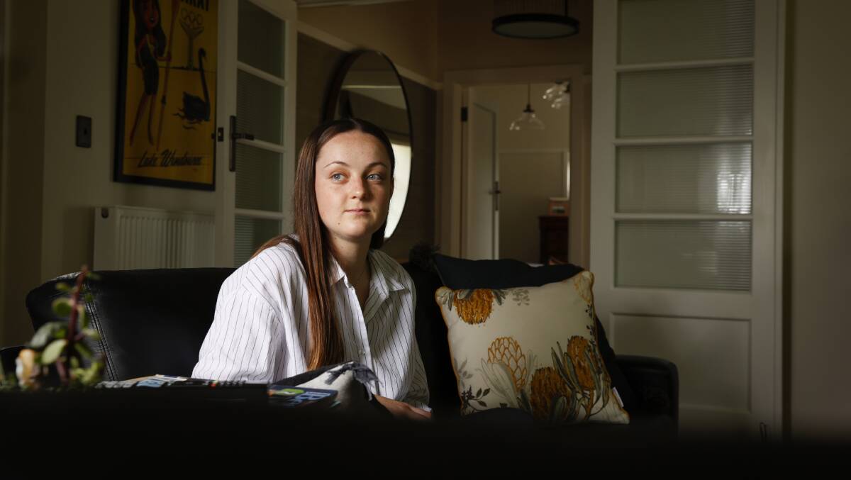 DISPIRITED: Ballarat local Clara Orr fears she will be pushed out of the housing market long term. Picture: Luke Hemer