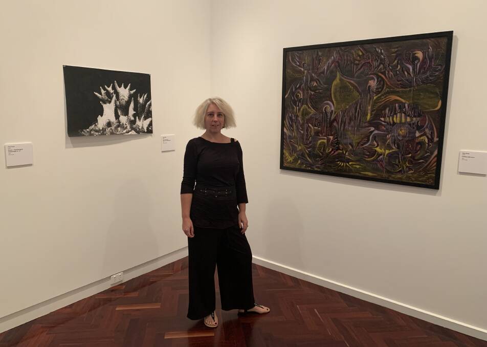 BEYOND: Artist Kate Vlcek's work will show alongside her late father, Peter Vlcek's, work at Art Gallery of Ballarat's Backspace Gallery in a surrealist celebration and exploration of grief and connection. 