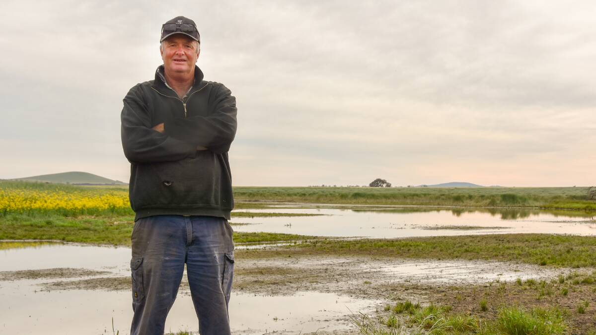 Cropping and sheep farmer Simon Coutts of Carisbrook. Picture by Philippe Perez