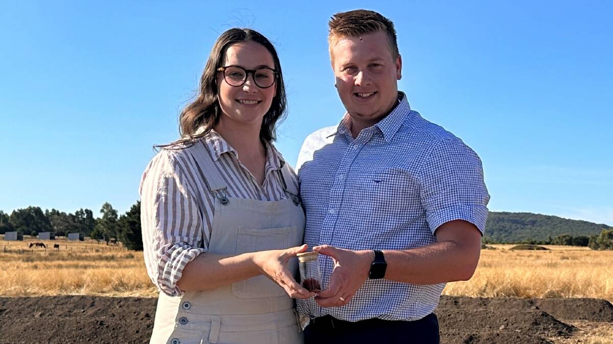 Rachael and Jesse Sherman, Mount Egerton, are looking to expand saffron production after a successful first trial. Picture by Philippe Perez.