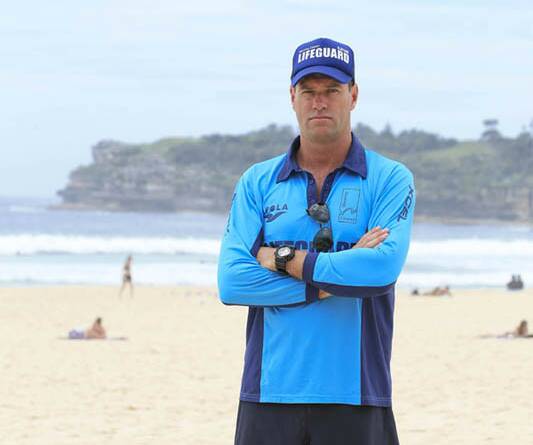 Bondi lifeguard Bruce Hopkins is spreading the message of 'float to survive'. Picture supplied 