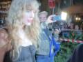 Taylor Swift exits Sydney restaurant Pellegrino 2000 in Surry Hills. Picture: 9News