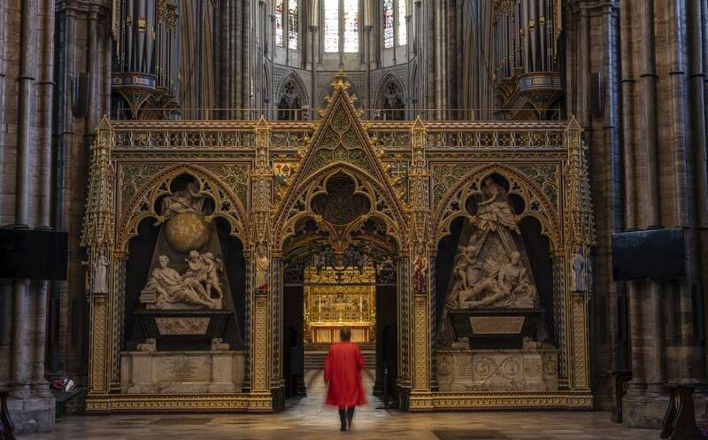 Almost every monarch has been crowned at Westminster Abbey since William the Conqueror in 1066. (AP PHOTO)