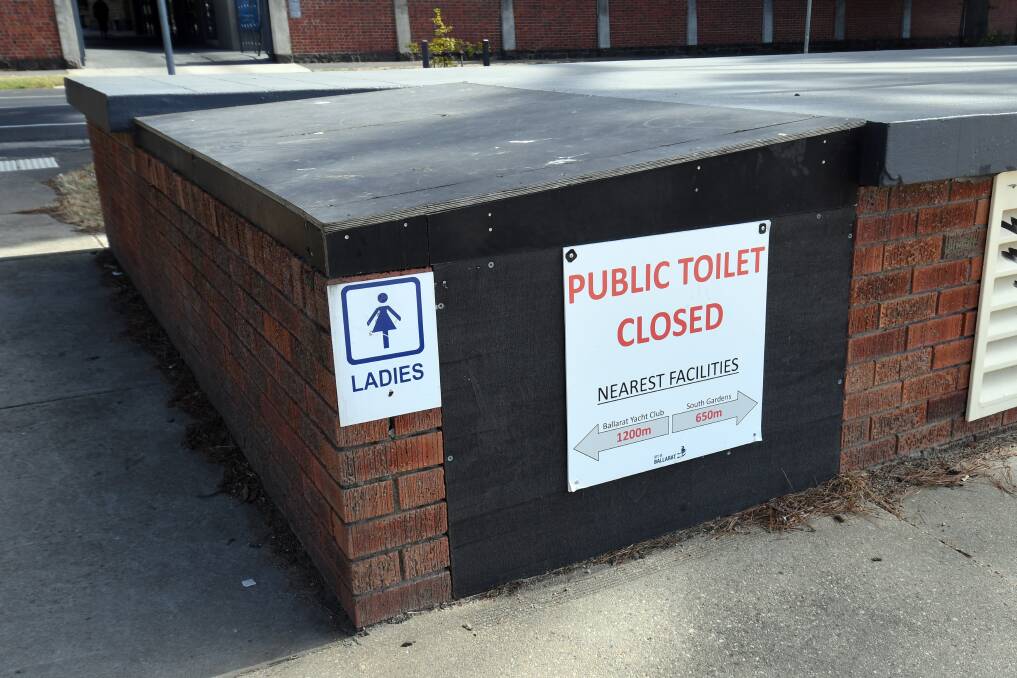 The City of Ballarat has voted to eradicate the underground bathrooms at Lake Wendouree, created in about the 1960s, due to them being non-disability compliant and in a "poor" state at Wednesday's meeting. Picture by Kate Healy.