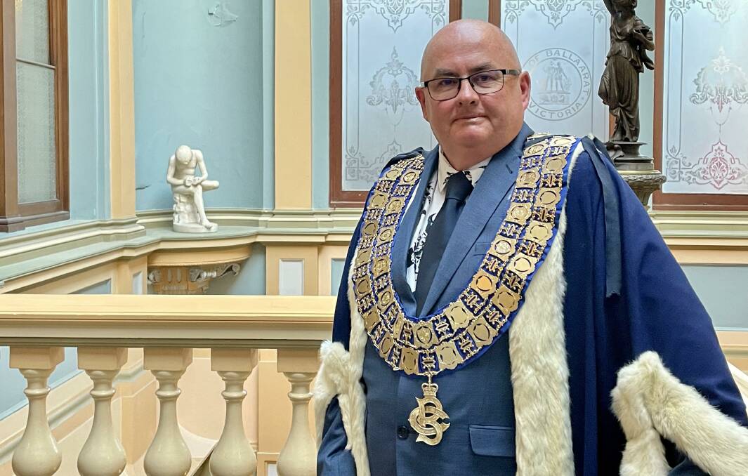 Cr Des Hudson was appointed the City of Ballarat's new mayor on Monday night. It is the second time he has held this position.