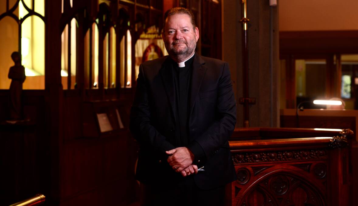 NON-RELIGIOUS BALLARAT: Ballarat Anglican Church dean and Father Michael Davies believes the decline in those identifying as religious is due to the increase in secularism as well as Christianity's association with colonialism. Picture: Adam Trafford