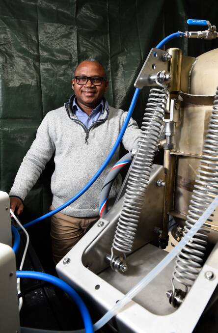 Dr Michael Akindeju, director and principal consulting process chemical engineer at Lucas-based engineering firm MKPro Group. has plans to transform Ballarat into a regional nanotechnology hub. Picture by Adam Trafford. 