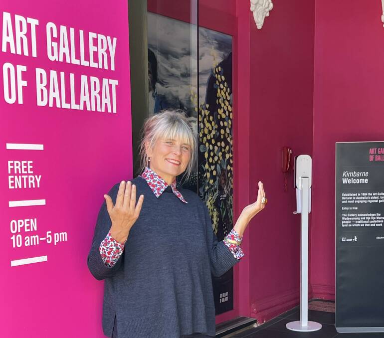 Deaf artist and educator Irene Holub who is also a co-producer of Flow Festival Australia will be leading the gallery's first Auslan tour. Picture: supplied.