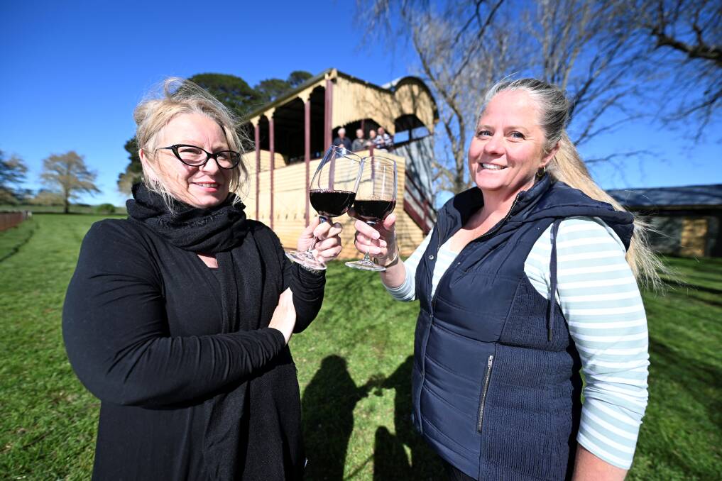 Kingston Agricultural Society committee members Rachel Yeo and Carmel Masterson ahead of the Kingston Food and Wine festival. Picture by Lachlan Bence