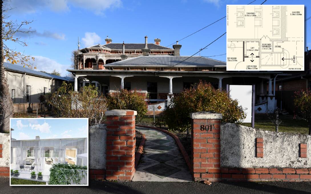This Victorian home at 801 Mair Street, Ballarat, could be up for some changes, such as a popcorn storage room. Picture by Lachlan Bence/supplied