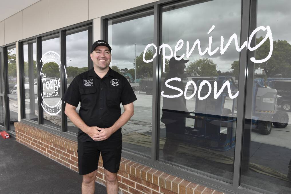 Tim Matthews is expanding The Forge Pizzeria business to a new venue in Victoria Street. Picture by Lachlan Bence.