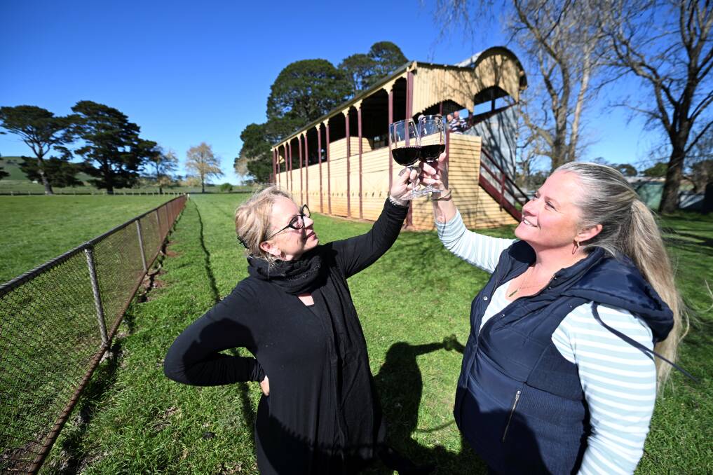 Kingston Agricultural Society committee members Rachel Yeo and Carmel Masterson ahead of the Kingston Food and Wine festival. Picture by Lachlan Bence