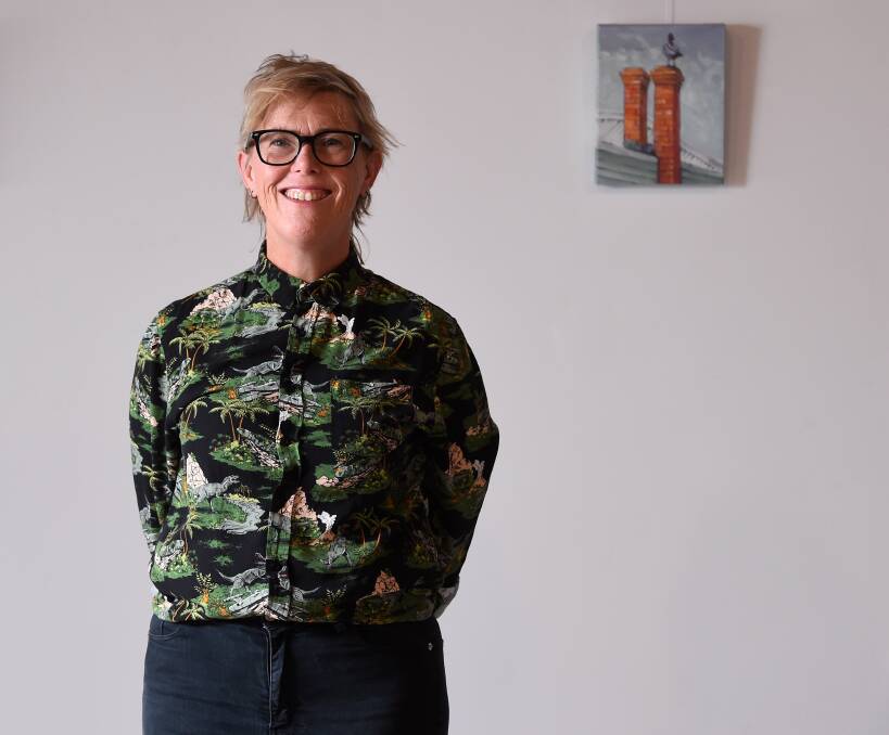 Robyn Fisher is presenting her first solo exhibition at the Artspace on Lydiard Street. Pictures by Adam Trafford.