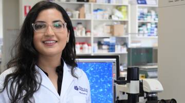 Fiona Elsey Cancer Research Institute researcher Farah Ahmady is part of Ballarat's 40 under 40. Picture by Lachlan Bence