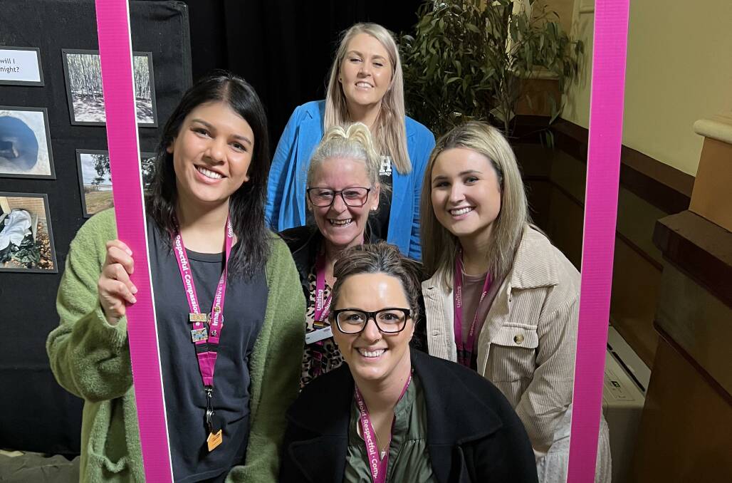 GETTING INVOLVED: Uniting homelessness workers Anna McGunae, Stacey Park, Kate Dharumasena, Ada Watson and Lisa Keddie. Picture: supplied. 