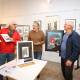 CREATIVE: The Colorful Bunch are currently exhibiting at the Art Space, pictured members Kirk Waldorf, David Adams and John Canham. Picture: Luke Hemer