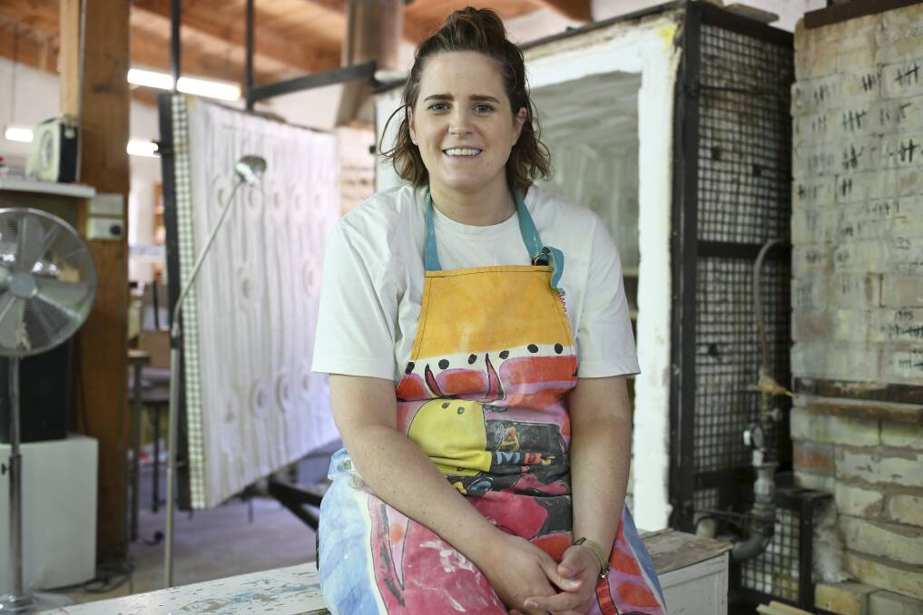Ceramic artist Ruby Pilven as part of Ballarat's 40 under 40. Picture by Lachlan Bence