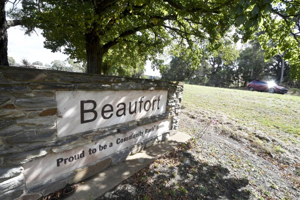 Beaufort welcome sign. Picture by Lachlan Bence