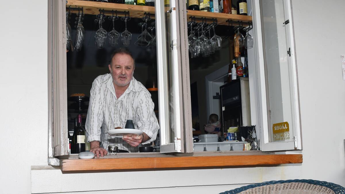 Owner of Bibo Cafe and Resturant, Charlie Graham pictured in 2020 said worker shortages still effect his business. 