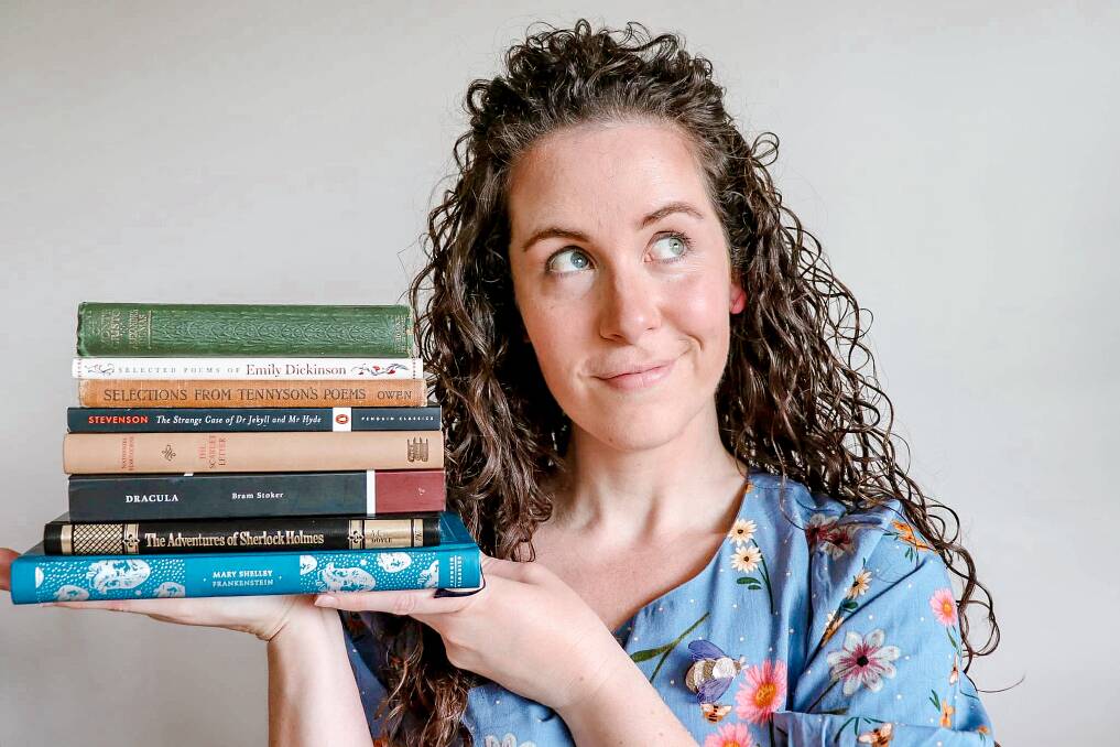 RENEW: Olivia French is taking classic works from Edgar Allan Poe and making them accessible to a new audience. Picture: Supplied. 