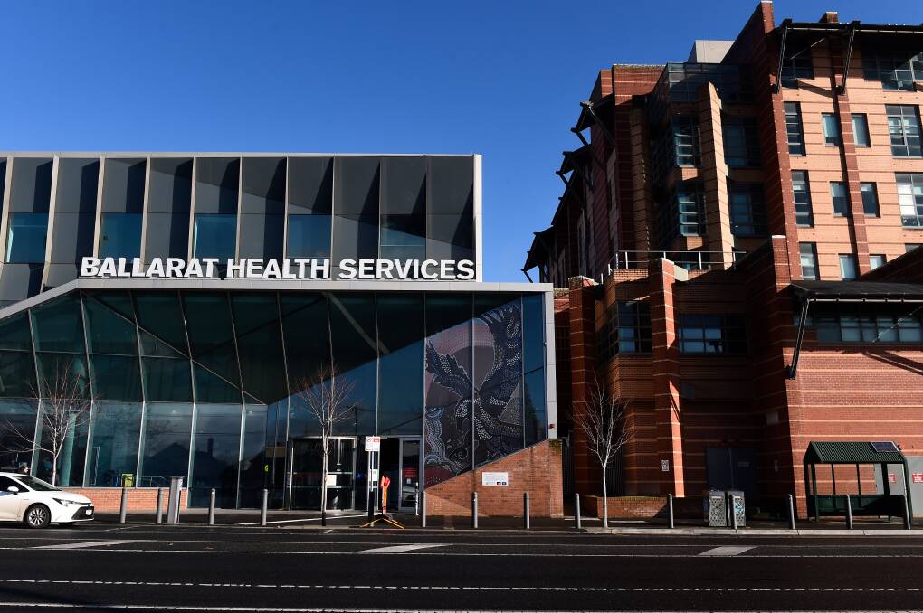 Grampians Health Ballarat Base Hospital from Drummond Street. Picture by Adam Trafford 