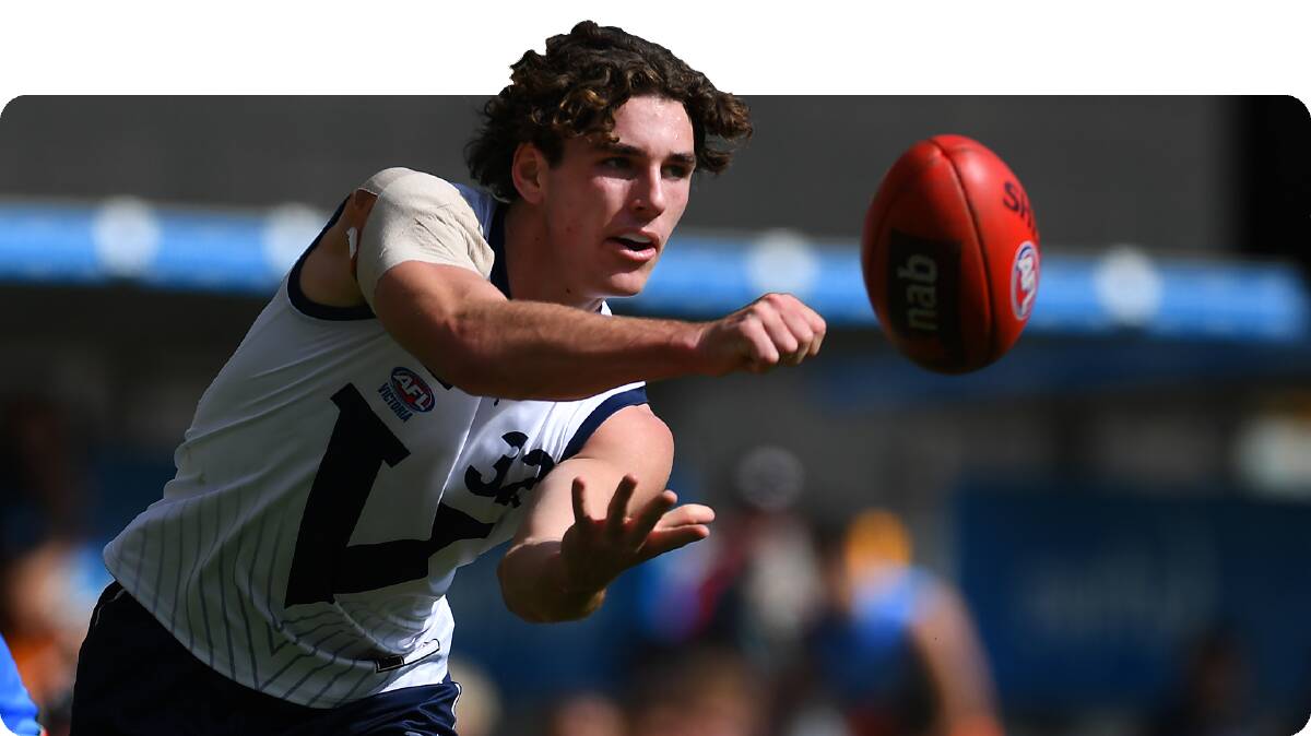 Hugh Bond joined the Crows with the 50th pick. Picture by Getty Images