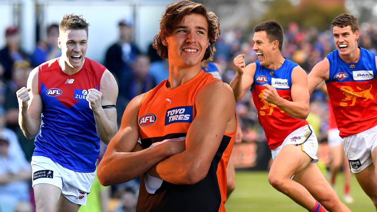 (L-R) Tom McDonald, Aaron Cadman, Hugh McCluggage and Jarrod Berry are just four of the 36 AFL players with ties to Ballarat. Pictures by Getty Images and The Courier