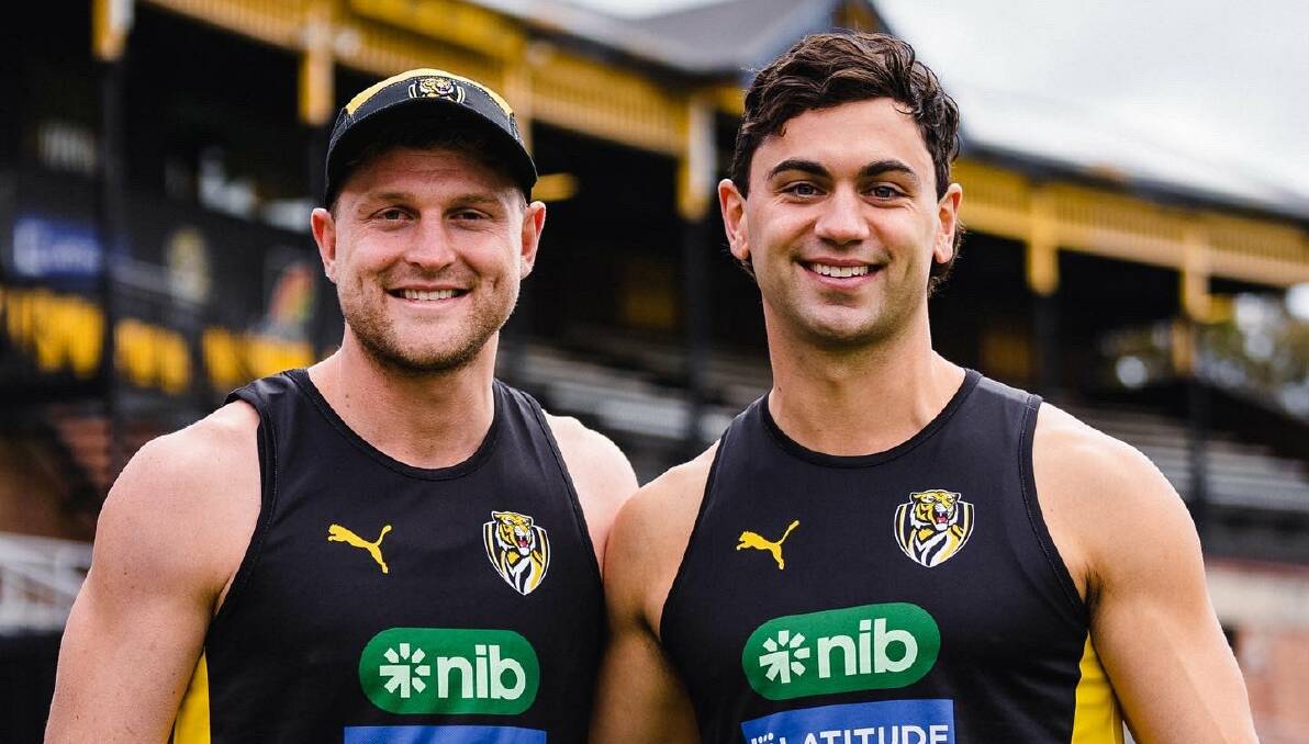 Richmond's new recruits Jacob Hopper (left) and Tim Taranto. Picture by Richmond FC