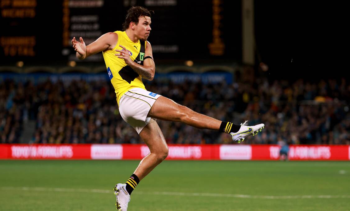 Three-time premiership Tiger Daniel Rioli. Picture by Getty Images
