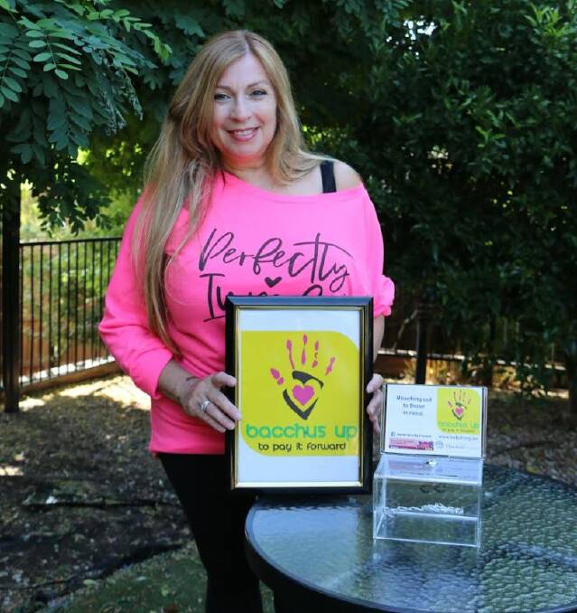 Judy D'Attoma has been a Moorabool resident for 11 years - and is now its Citizen of the Year for her work with buy local charity 'Bacchus Up To Pay It Forward'. Picture Moorabool Shire Council.