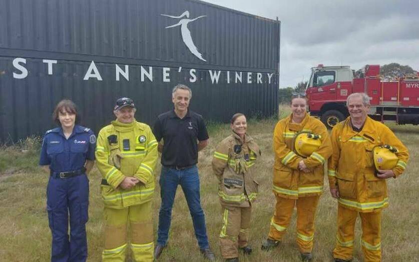 Spearheaded by local CFA members, the first Moorabool emergency services expo gets going from 10am Sunday at St Anne's Winery, just off the Western Freeway at Myrniong. Picture CFA.
