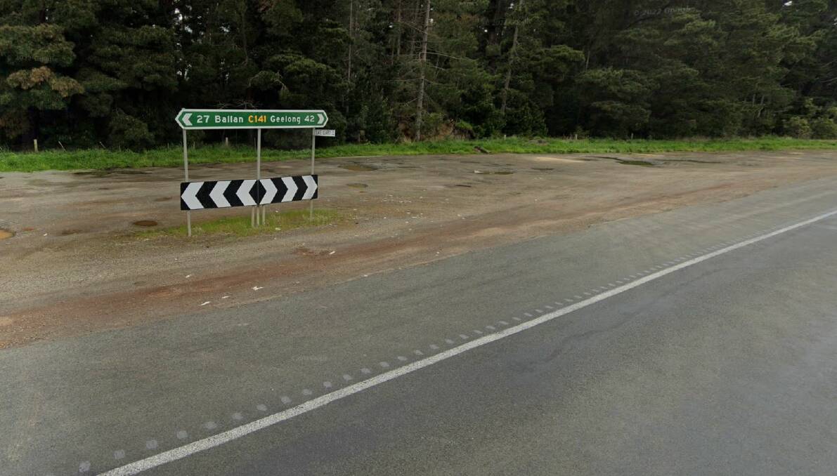 Slate Quarry Road runs between the Brisbane Ranges and Meredith. Picture Google Maps.