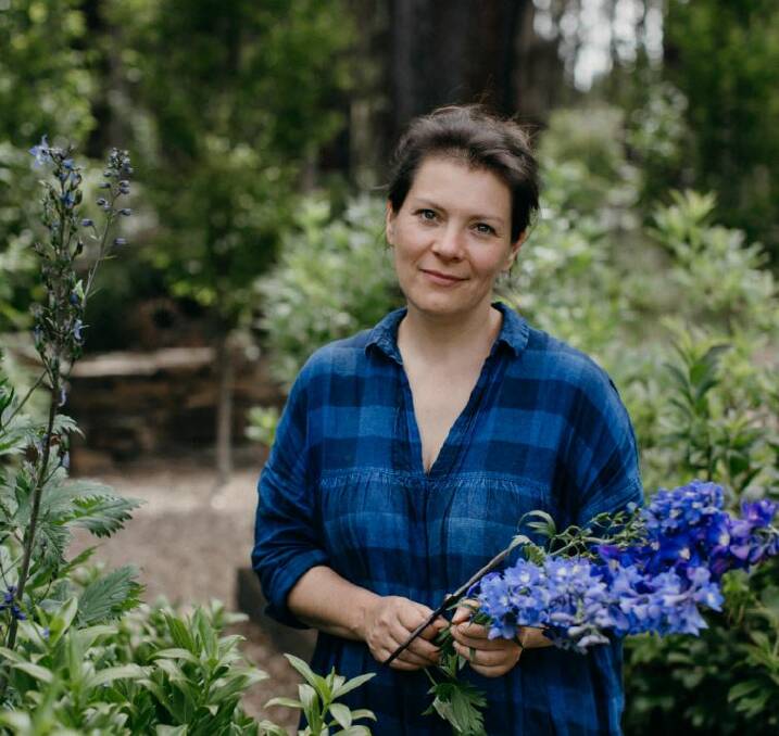 Landscape architect Natasha Morgan will speak at this weekend's Ballarat Begonia Festival for the first time. She spent several years on this 5ha property at Spargo Creek. Picture supplied.
