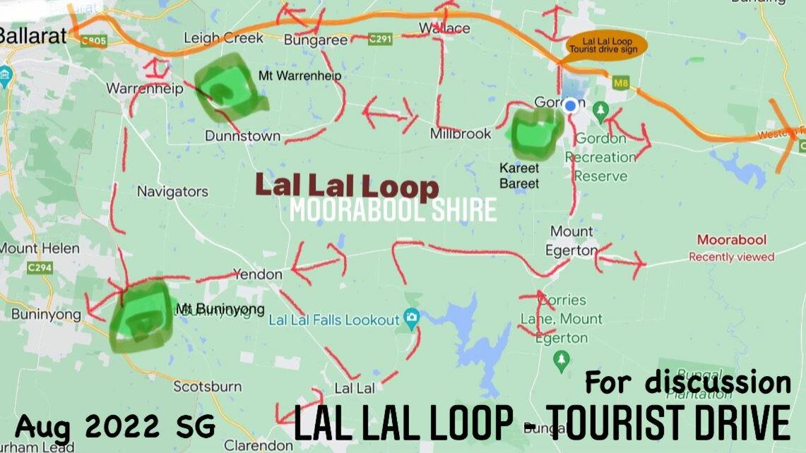 One of the West Moorabool tourism ideas suggested so far includes the Lal Lal Loop. Picture supplied.
