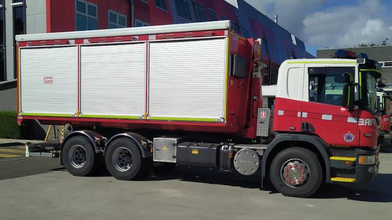 NEEDED HERE: The UFU says this Heavy Tech Rescue Vehicle is "collecting dust" at a Burnley training facility and should be in Ballarat. The trucks were built in 2014 at a cost of $1 million each and have a 20 year lifespan. Picture: supplied.