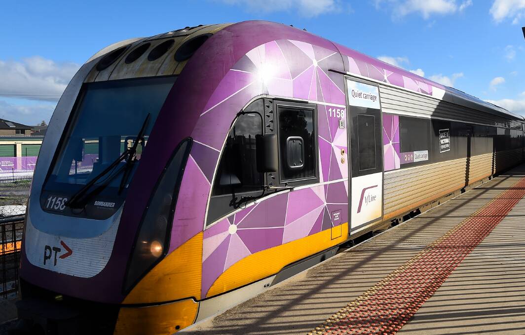 DELAY: V/Line services were disrupted on Sunday due to a violent punch-up.