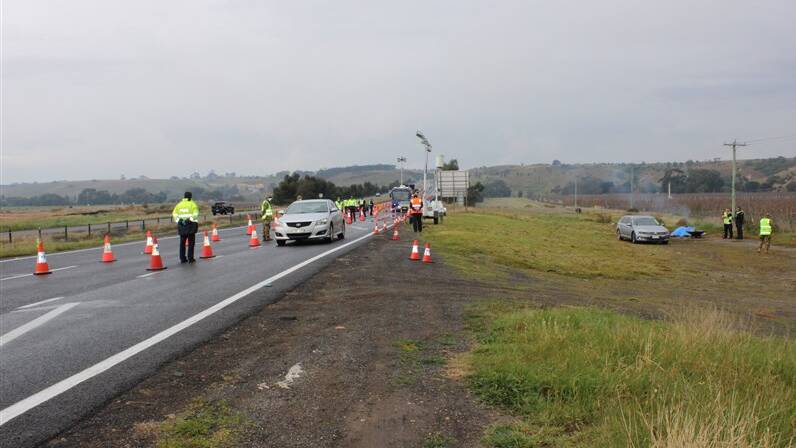 RING OF STEEL: With a roadblock on the Melton border in 2020, Moorabool saw a sharp rise and fall in the number of health breaches. Picture: supplied.